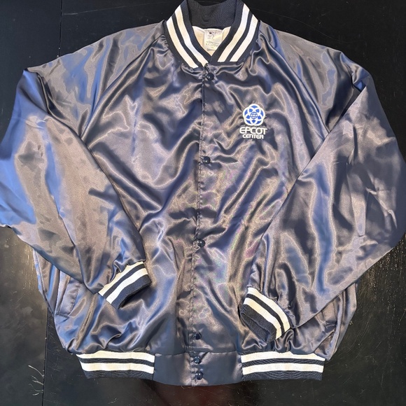 WDI Disney Imagineering Epcot Center Satin Jacket Size XXL - Picture 1 of 5